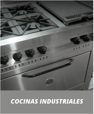 cocina industrial en acero inoxidable